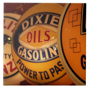 Dixon, New Mexico, Vereinigte Staaten. Vintage Fliese