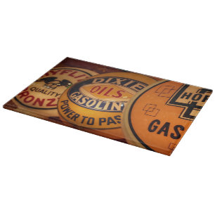 Dixon, New Mexico, Vereinigte Staaten. Vintage Schneidebrett
