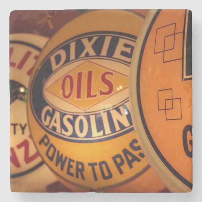 Dixon, New Mexiko, Vereinigte Staaten. Vintag Steinuntersetzer (Vorderseite)