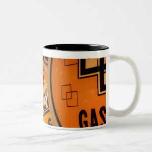 Dixon, New Mexiko, Vereinigte Staaten. Vintag Zweifarbige Tasse