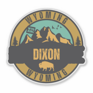 Dixon, Wyoming Aufkleber