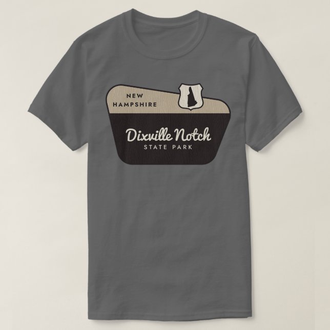 Dixville Notch Staat Park New Hampshire Willkommen T-Shirt (Design vorne)