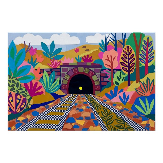 Dixy Tunnel, Sowerby Bridge Poster (Vorderseite)