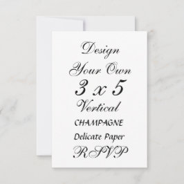 DIY 3 x 5 CHAMPAGNE Delikatpapier