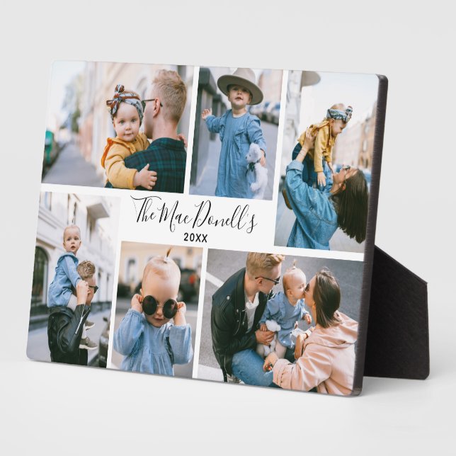 DIY 6 Foto Plaque Fotoplatte (Seite)