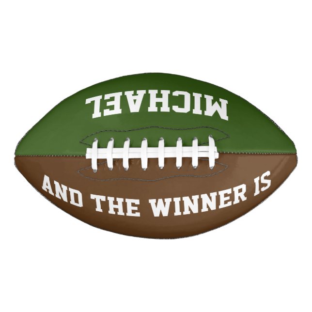 DIY - Add your only Words & Background Colors Football (Vorderseite)