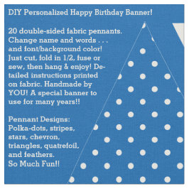 DIY alles- Gute zum Geburtstagpersonalisierte Stoff