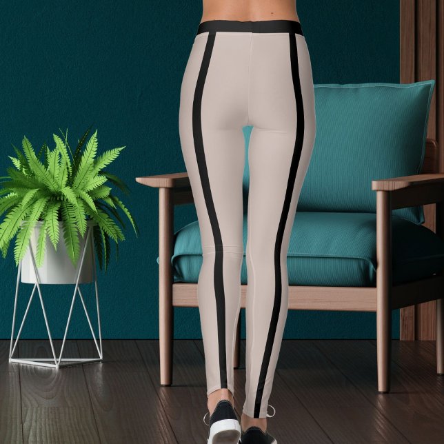 DIY Animal Pet Lover Cat Mom Classic Black Stripes Leggings (Von Creator hochgeladen)