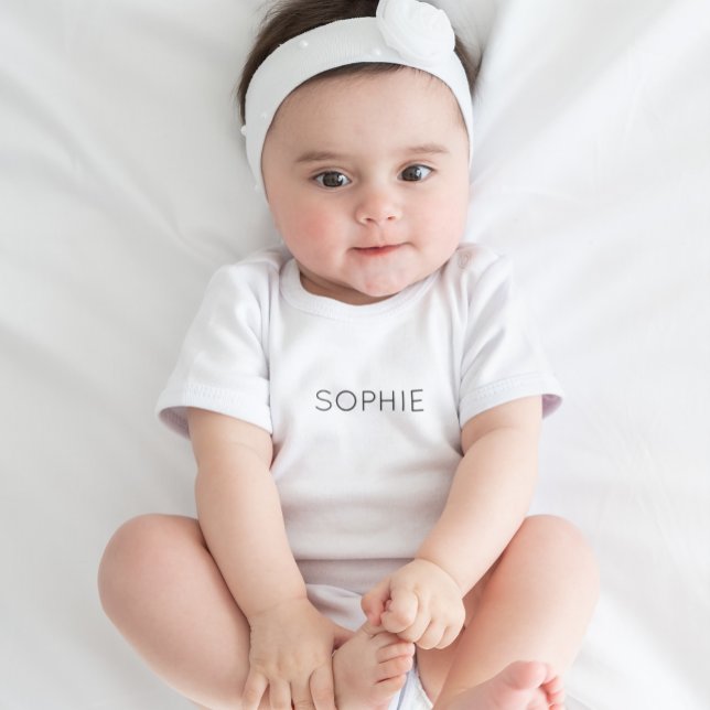 DIY Baby Bodysuit | Benutzerdefinierter Text, Name Strampler (Von Creator hochgeladen)
