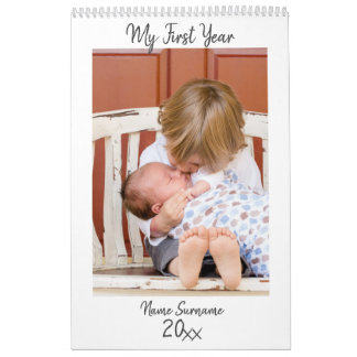 DIY Baby Foto Neugeborenes erstes Jahr personalisi Kalender