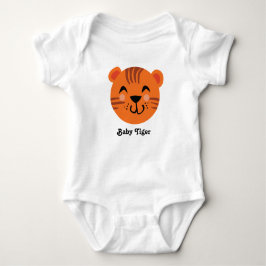 DIY Baby Tiger Ändern Sie Farben und Textvorlage Strampler