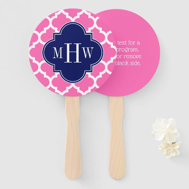 DIY Backgroun mit dem marokkanischen #5 Blue 5c Mo Fächer (Vorne und Hinten)