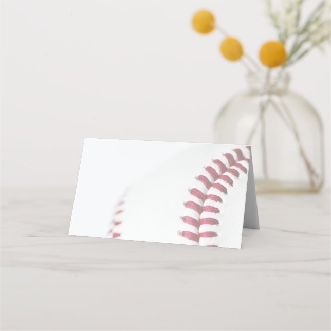 DIY Baseball-Themen-Hochzeit Platzkarte (Vorderseite)