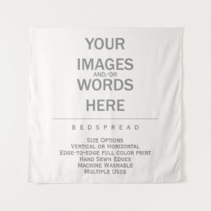 DIY - Bettdecke 145 cm x 145 cm / Wandteppich