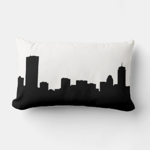 DIY BG Boston Skyline Silhouette Lendenkissen