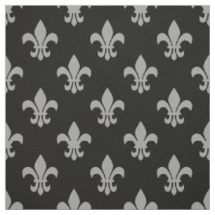 DIY BG Color, Dk Gray Lilie Sz6 Black Stoff