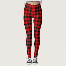 DIY BG Helles Rot-Schwarz-Buffalo-Karo-Tartan