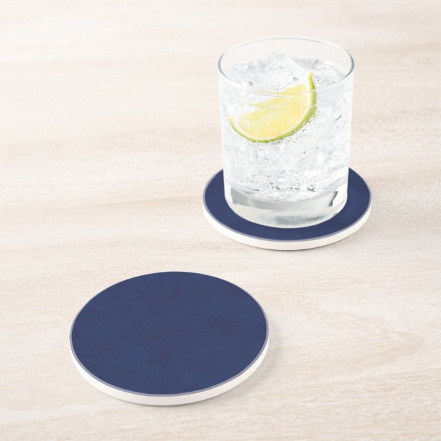 DIY blauer Getränkeuntersetzer (Seite)