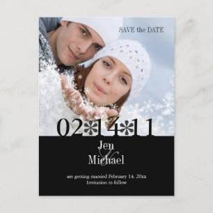 DIY Color, Foto Save the Date Ankündigungspostkarte