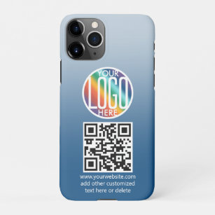 Diy Color Gradient   Firmenlogo Business QR Code iPhone 11Pro Hülle