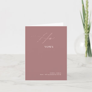 DIY Colors Elegane Luxe Calligraphy Seine Vows Car Karte