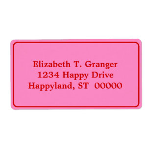 DIY Colors Gerahmt Pink #3 Red