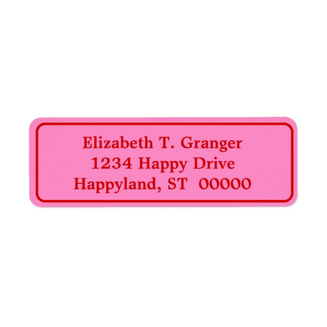 DIY Colors Gerahmt Pink #3 Red (Vorne)