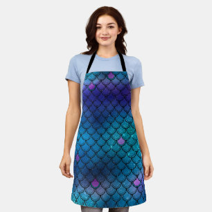 DIY Create your own Mermaid Glitzer Mama Girlfrien Schürze