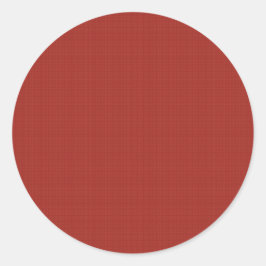 DIY Creative Your Own Red Pop of Color Gift Item Runder Aufkleber