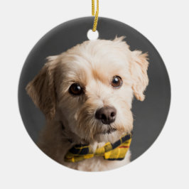 DIY Custom Foto Weihnachten Keramik Ornament