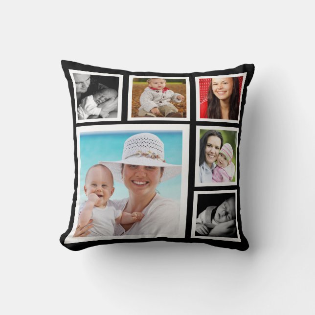 DIY Custom Personalisiert Foto Template Kissen (Vorderseite)