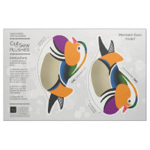 DIY Cut & Sew Plush Männliche Mandarin Duck
