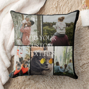 DIY DEIN FAMILIE Zweiseitiges Familienkissen mit Kissen