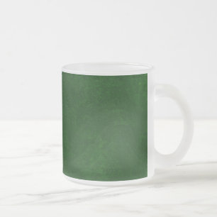 DIY dunkelgrüner Hintergrund-kundenspezifische Mattglastasse
