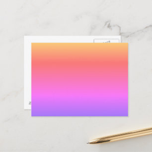 DIY: EIGENE POSTCARD-Pastel-Rainbow anpassbar Postkarte