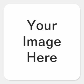 DIY entwirft Ihr eigenes Zazzle-Geschenkstück Quadratischer Aufkleber