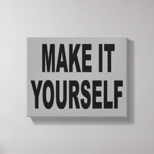 DIY erstellen Sie Ihr eigenes handgefertigtes Canv Leinwanddruck