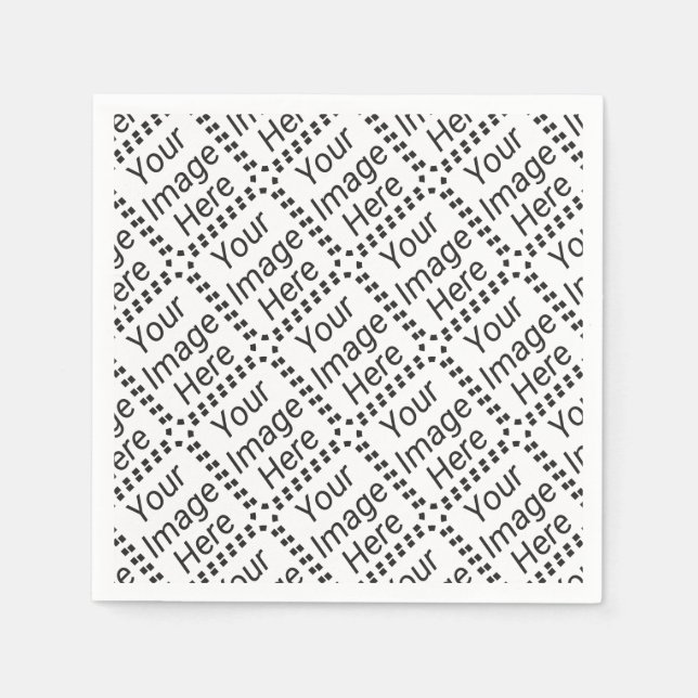 DIY. Es ganz Ihres machen, Bild hochladen, Text hi Serviette (Vorderseite)