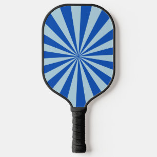 DIY Farben Strahlen Sonnenstrahl Saphir Blau Puder Pickleball Schläger