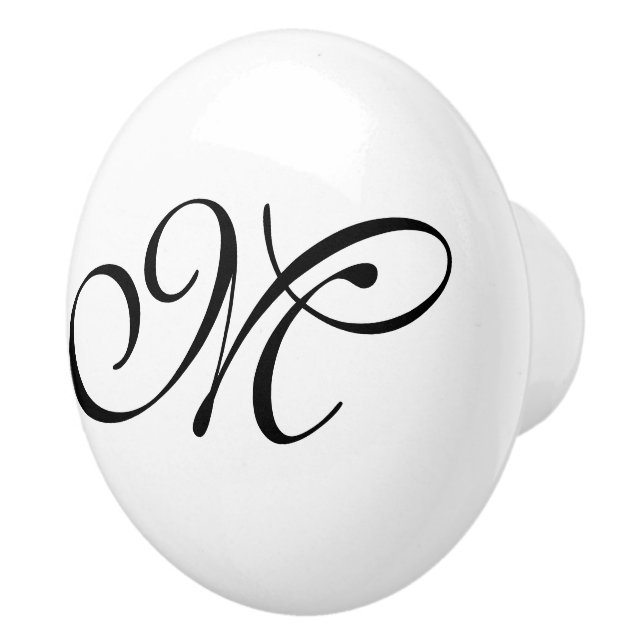 DIY - Fertigen Sie Ihr Monogramm u. Ideen Keramikknauf (Rechts)