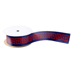 DIY Griechischer Schlüssel „S“ & Hintergrundfarbe  Satinband
