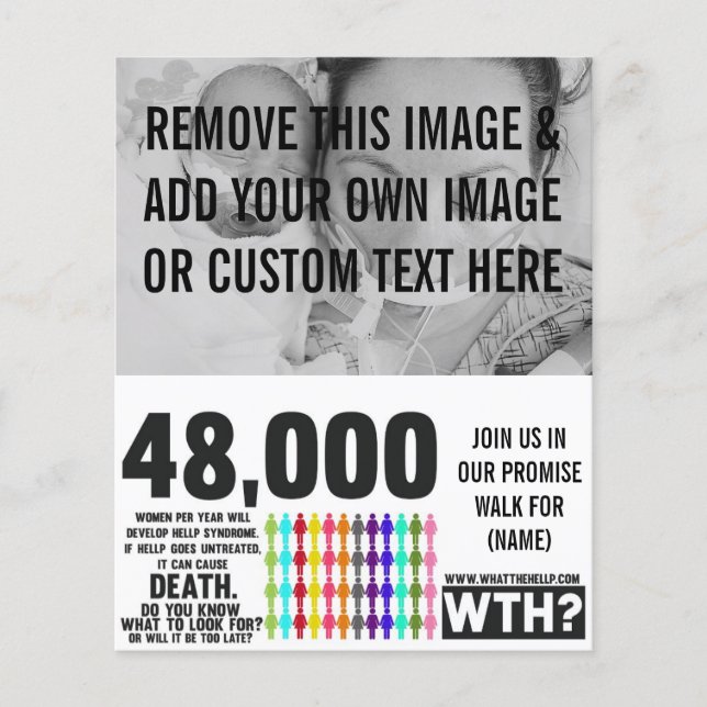 DIY HELLP Awareness Flyer (Vorne)