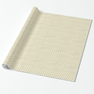 DIY Hintergrundfarbe LG Faux Gold Fischgrätenmuste Geschenkpapier