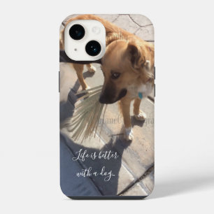 DIY-Hund mit Foto und Zitat Handyhülle iPhone 14 Hülle