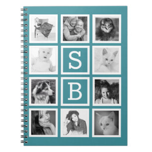 DIY Instagram 10 Fotos und Initialen Notizblock