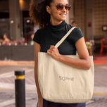 DIY Jumbo Tote Bag | Benutzerdefinierter Text, Nam Stoffbeutel<br><div class="desc">Bist du ein Mensch? Jetzt können Sie Ihre eigene personalisierte Jumbo Tote Tasche mit unseren einfach zu bedienenden DIY-Vorlagen herstellen. Einen Namen hinzufügen. Initiale. Ein Monogramm. Ein Foto. Ein Logo oder ein anderes Bild. Mach weiter, sei kreativ und schlicht DIY!</div>