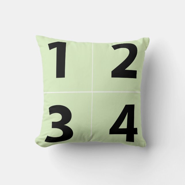 Diy, kreiere dein eigenes Foto-Kissen. Kissen (Vorderseite)