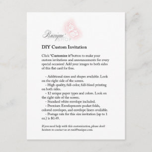 DIY kundenspezifisches UAWG 4.25x5.5 danken Ihnen, RSVP Karte