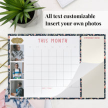 DIY Large 2-in-1 Family Fotos - Desktop-Wandkalend