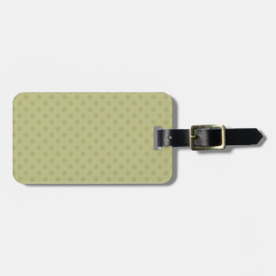 DIY Lehm-Grün-Tupfen-Hintergrund Zazzle Geschenk Gepäckanhänger